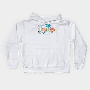 Summer beach Kids Hoodie